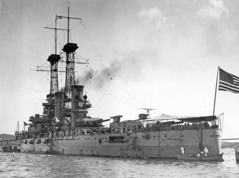 USS Delaware w 1919 roku